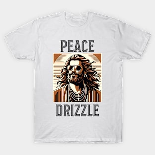 Vintage Peace Drizzle Inspired Retro Men Kings Funny T-Shirt
